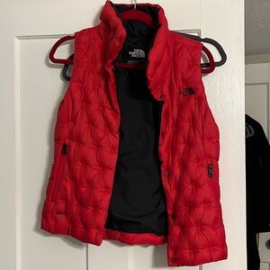 North Face partial down vest.